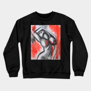 Nude In The Sunset Light 1 Crewneck Sweatshirt